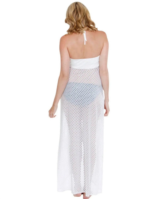 Spot On Bandeau High-Low Cover-up mit Frontschlitz