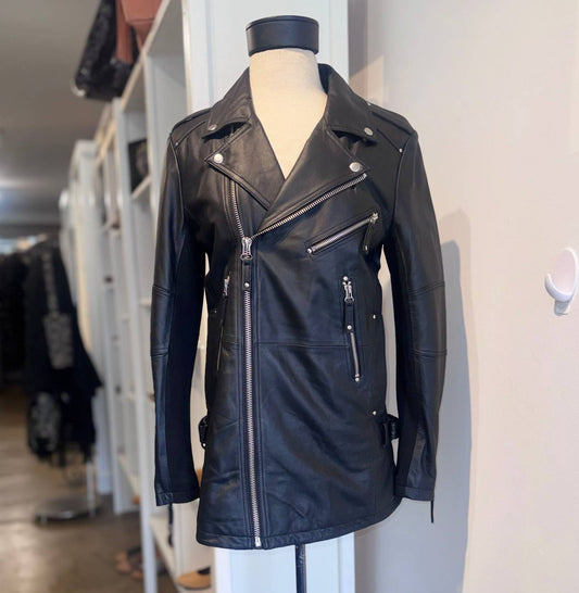 Women's Long Biker Jacket