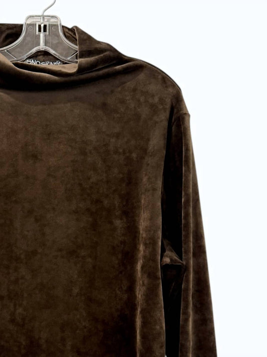 Women's Plush Funnel Neck Top