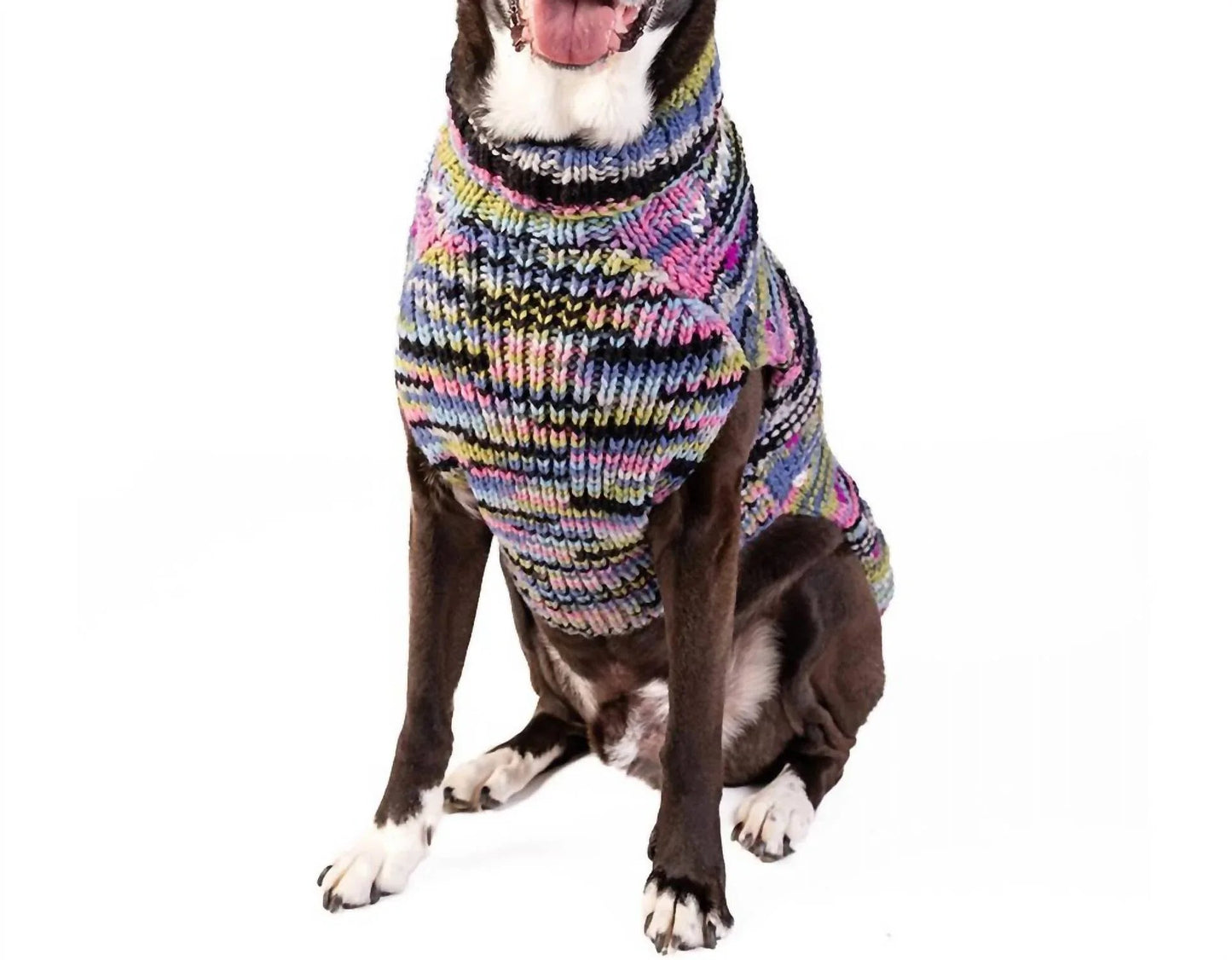 Lila Woodstick Hundepullover