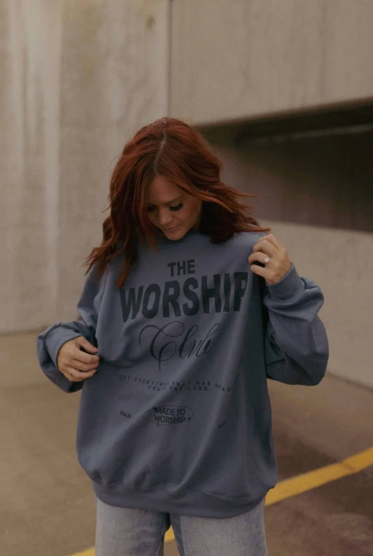 Worship Club Crew Sweatshirt
