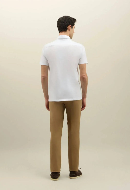 Cotton Jersey Short Sleeve Polo Shirt