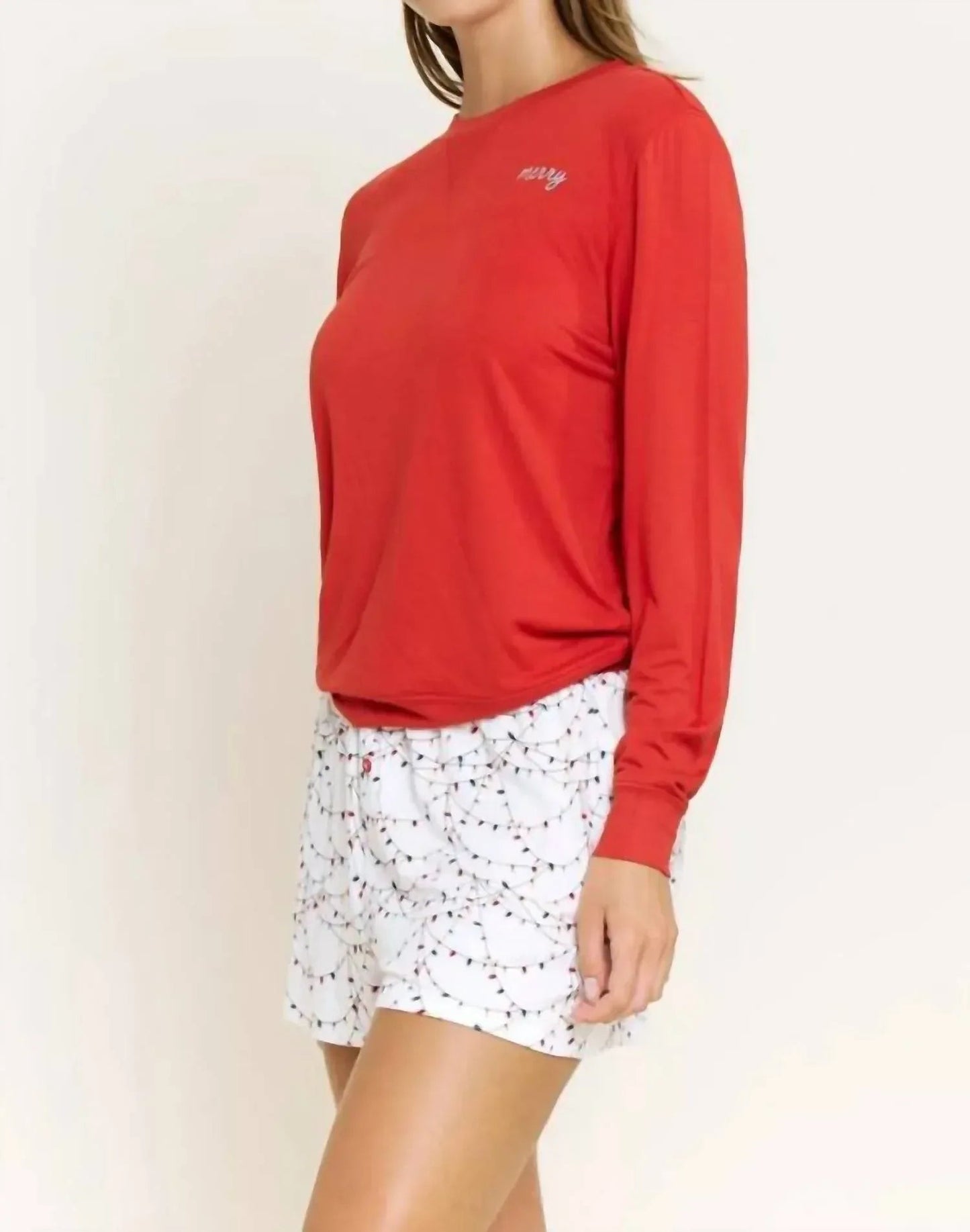 Sugar Sweetheart Long Sleeve Shortie Set