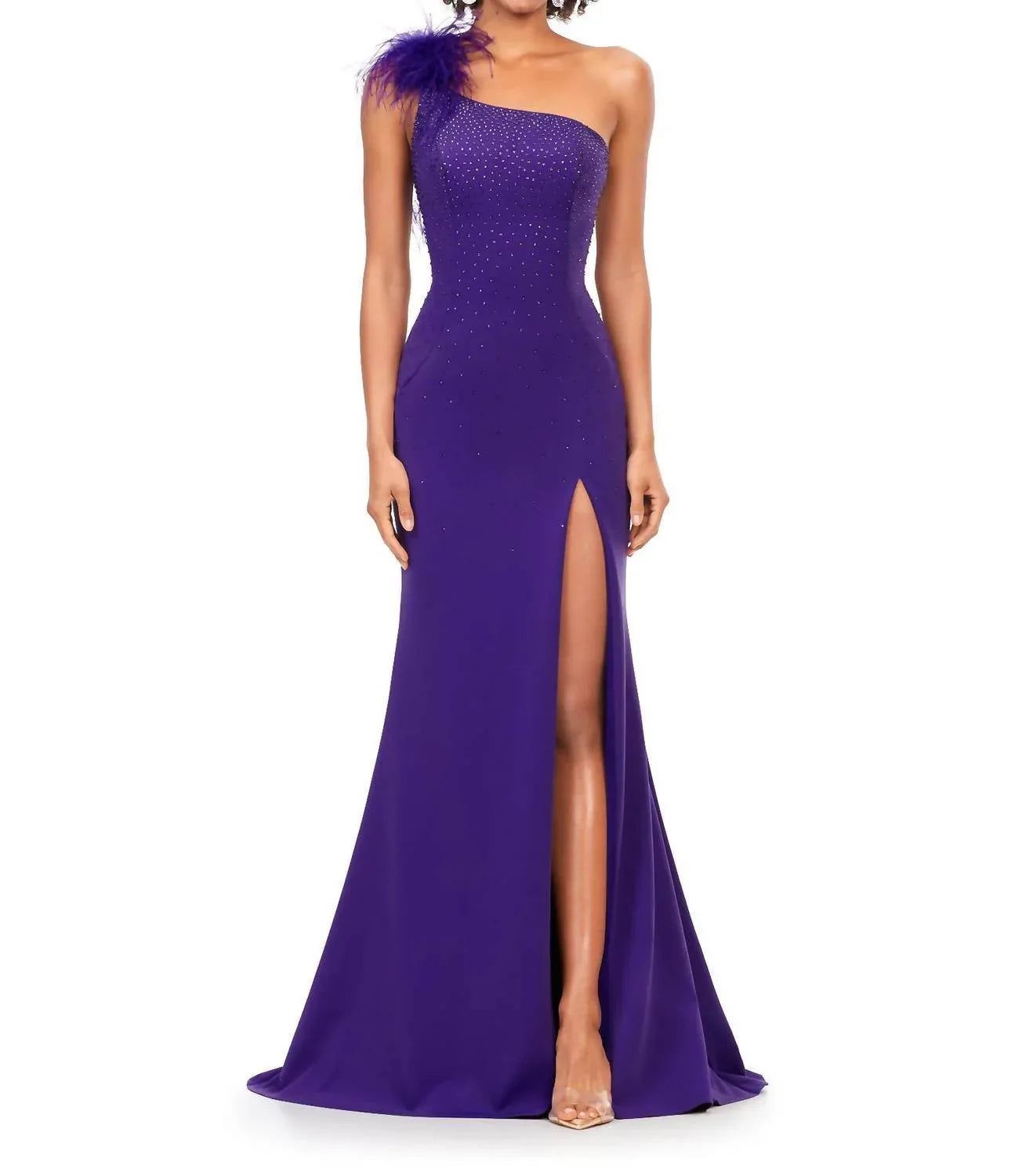 One-Shoulder-Abschlussballkleid