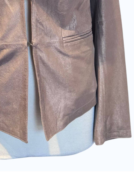 Women's Metallic Eye Hook Jacket