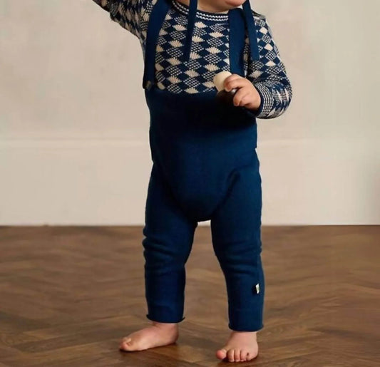 Babys Sweater Set Dungaree Jumpsuit