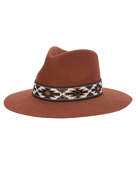Women's Dona Aztec Band Felt Hat