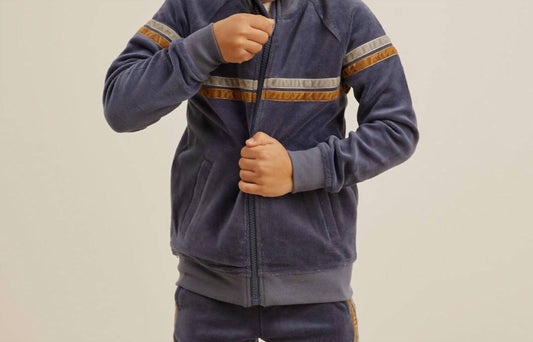 Boy's Velour Track Jacket