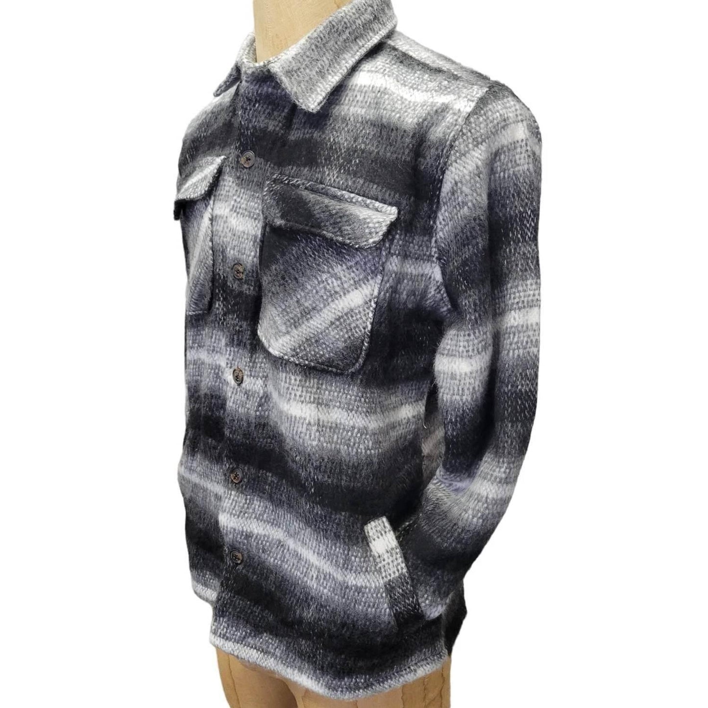 Men's Cotton Polyester Shirt Jacket