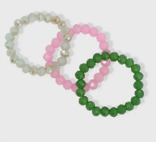 Women's Crystal Rings Bracelet