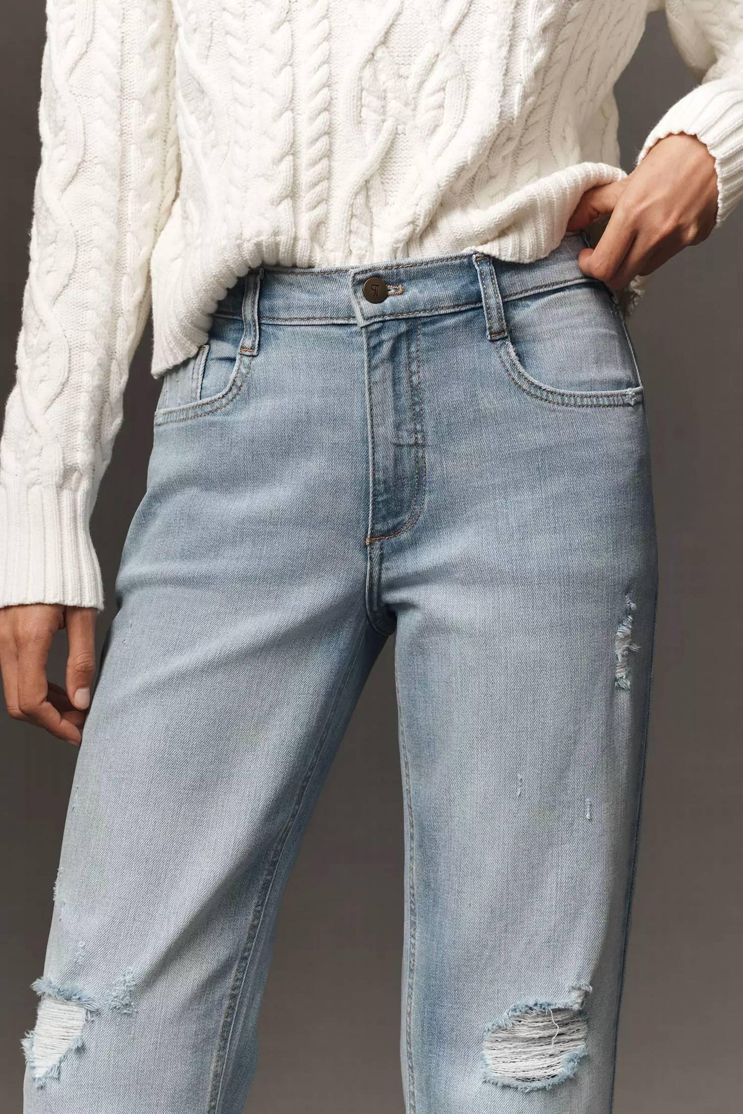 Baggy Relaxed High-rise Slim Boyfriend Jeans