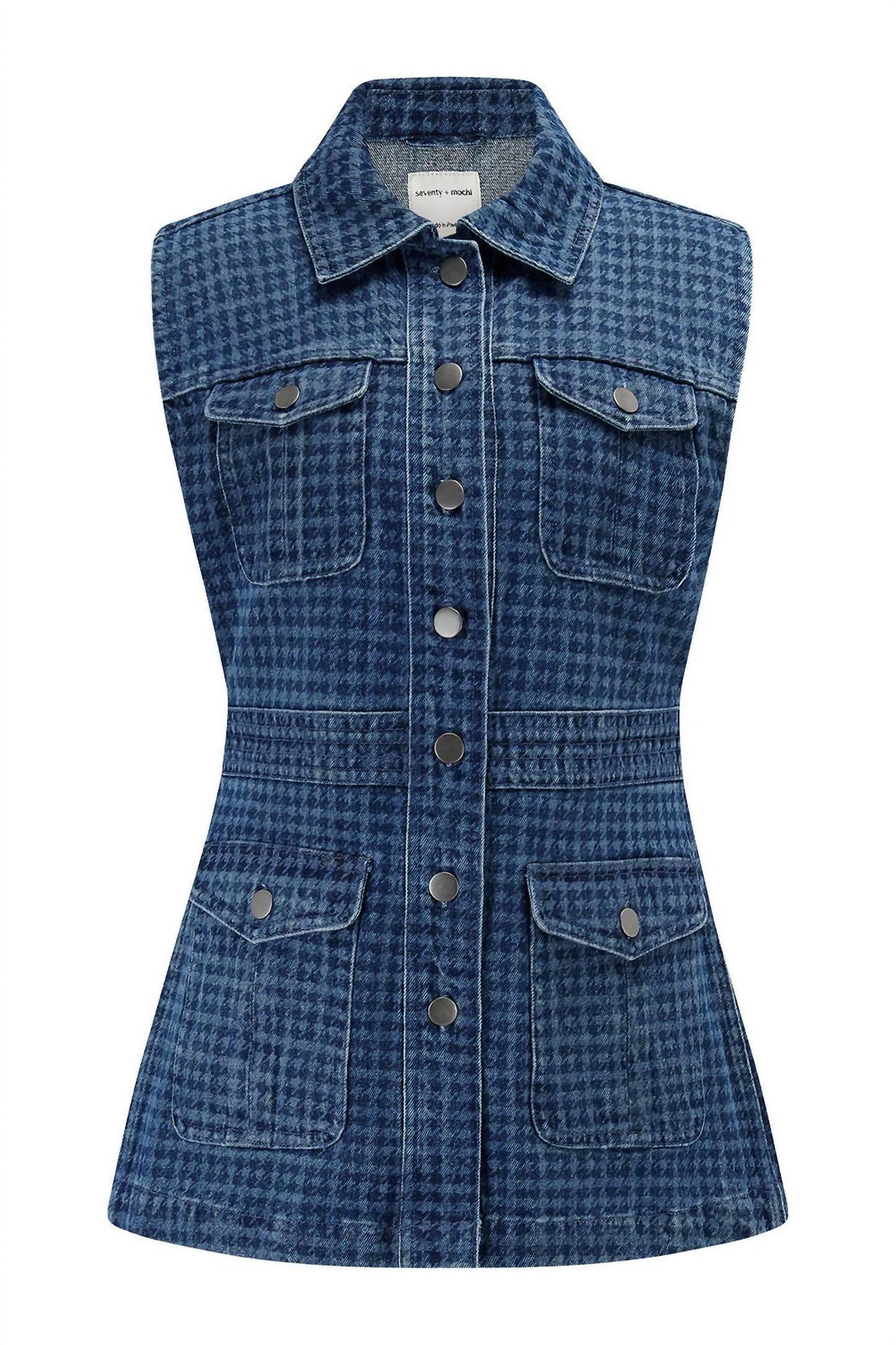 Ani Sleeveless Button Front Vest