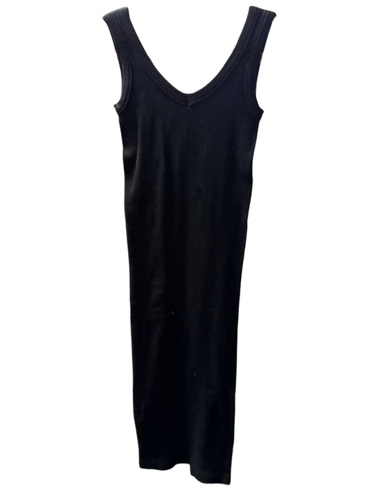 Women's V Neck Ribbed Tank Dress