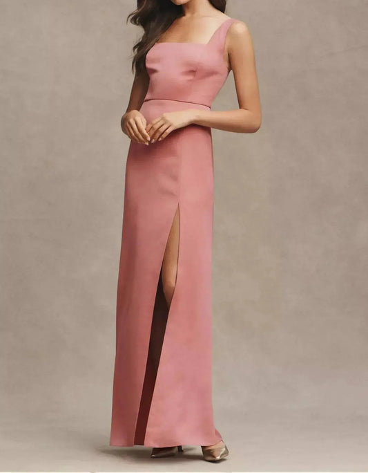 Sophia Satin-Maxikleid
