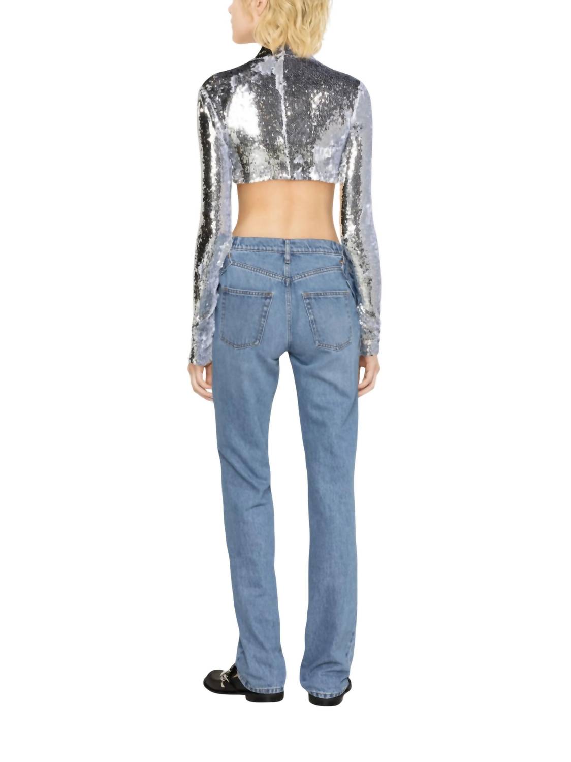 High-Rise Straight Leg Jeans