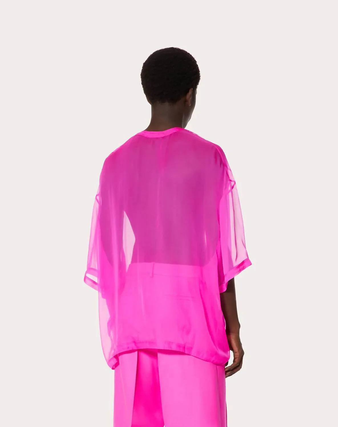 Chiffon Crewneck Top