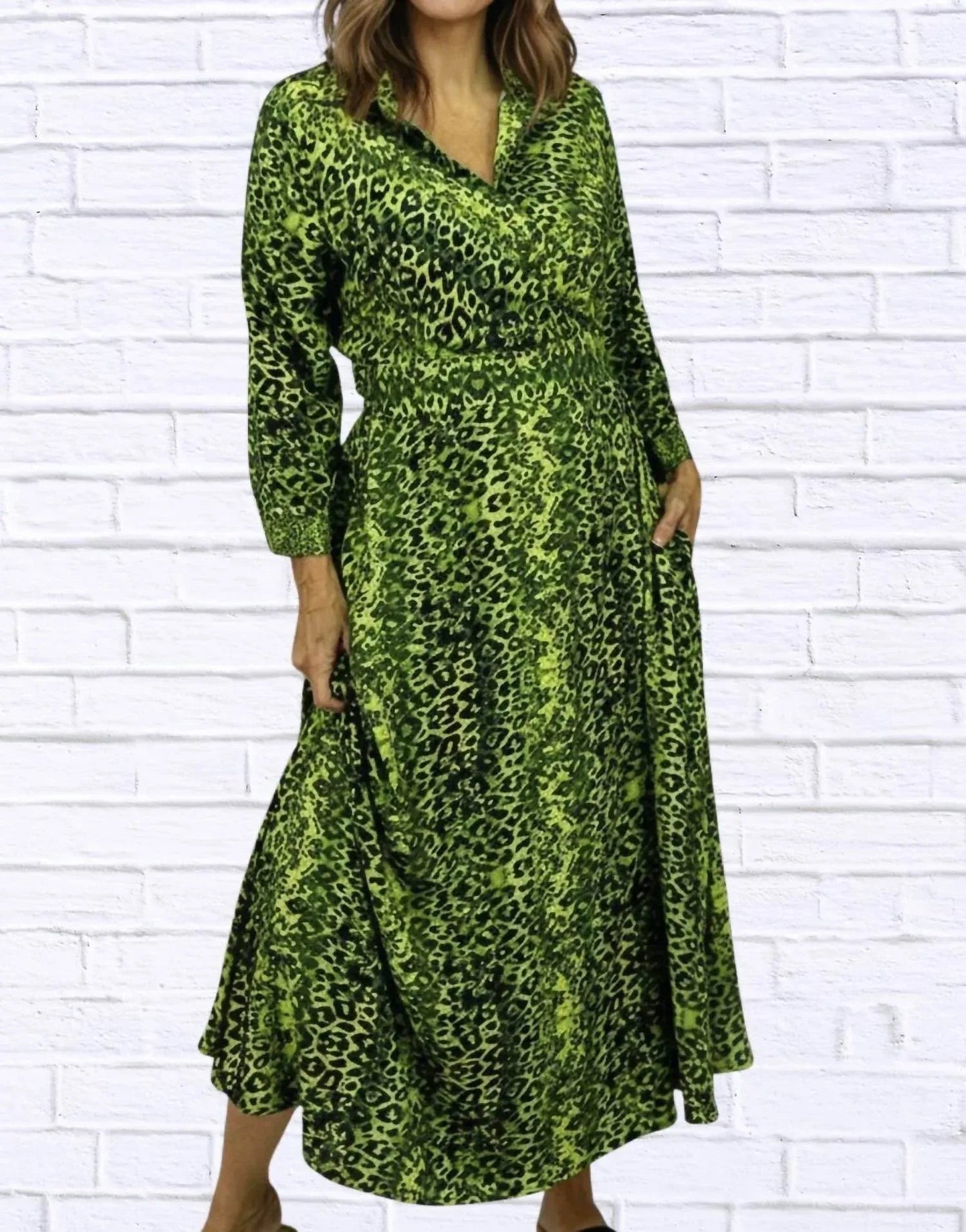Leopard Wrap Dress