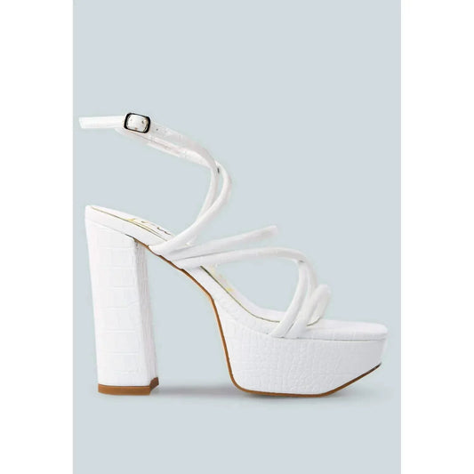 Women's Beam Tips Strappy High Heel Sandals