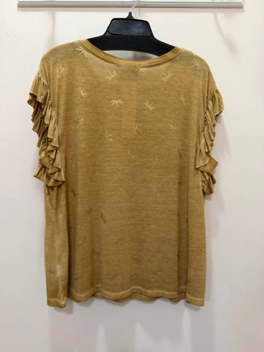 Women's Metallic Dragonfly Top