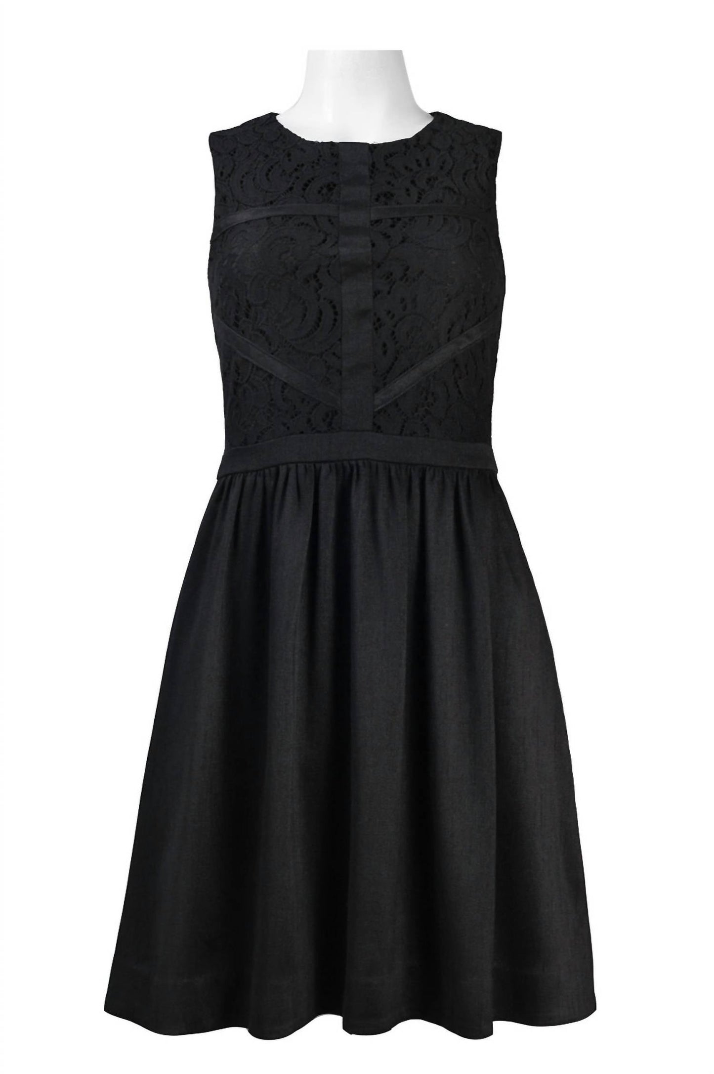 Ärmelloses A-Linien-Partykleid