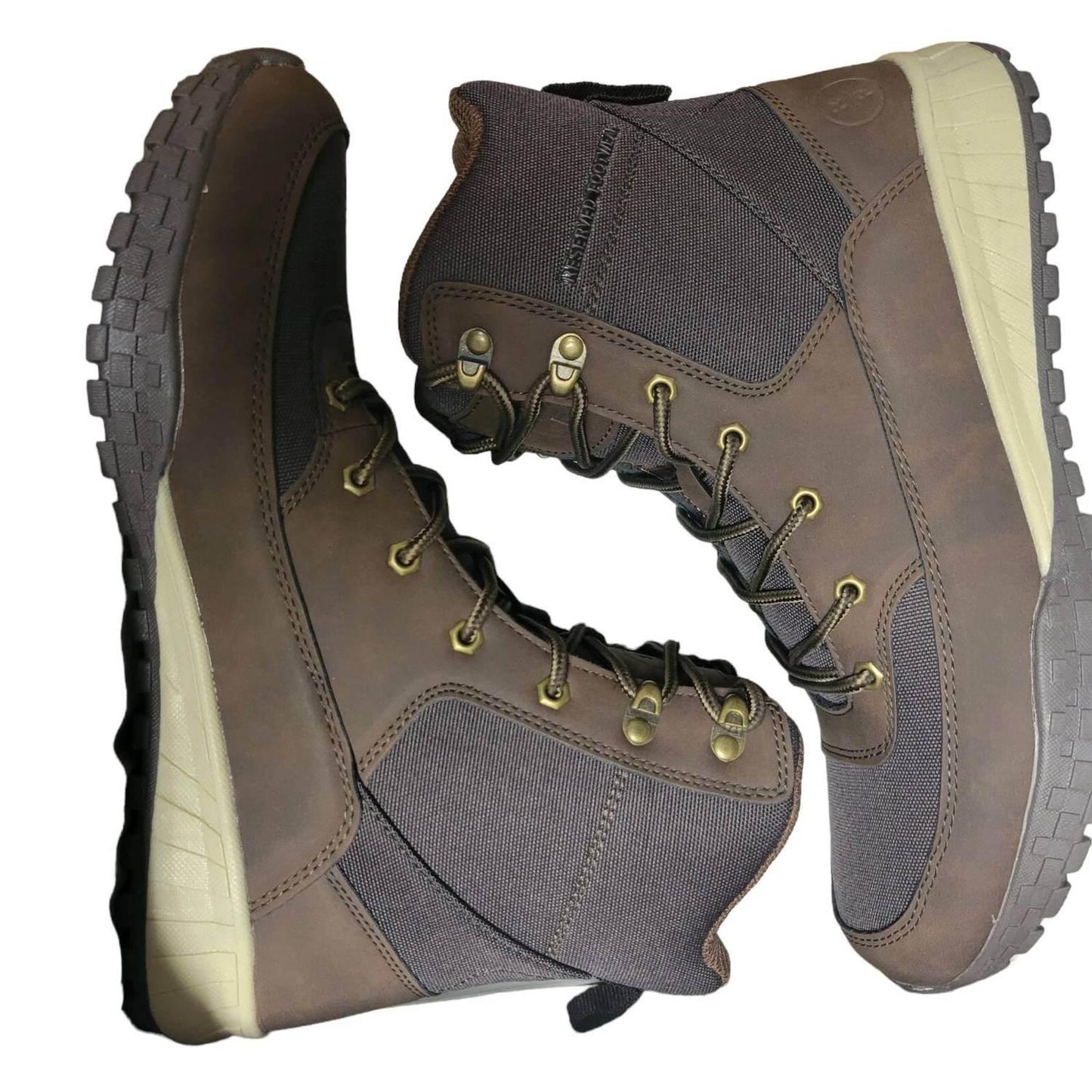 Herren-Schnürstiefel aus Kunstleder