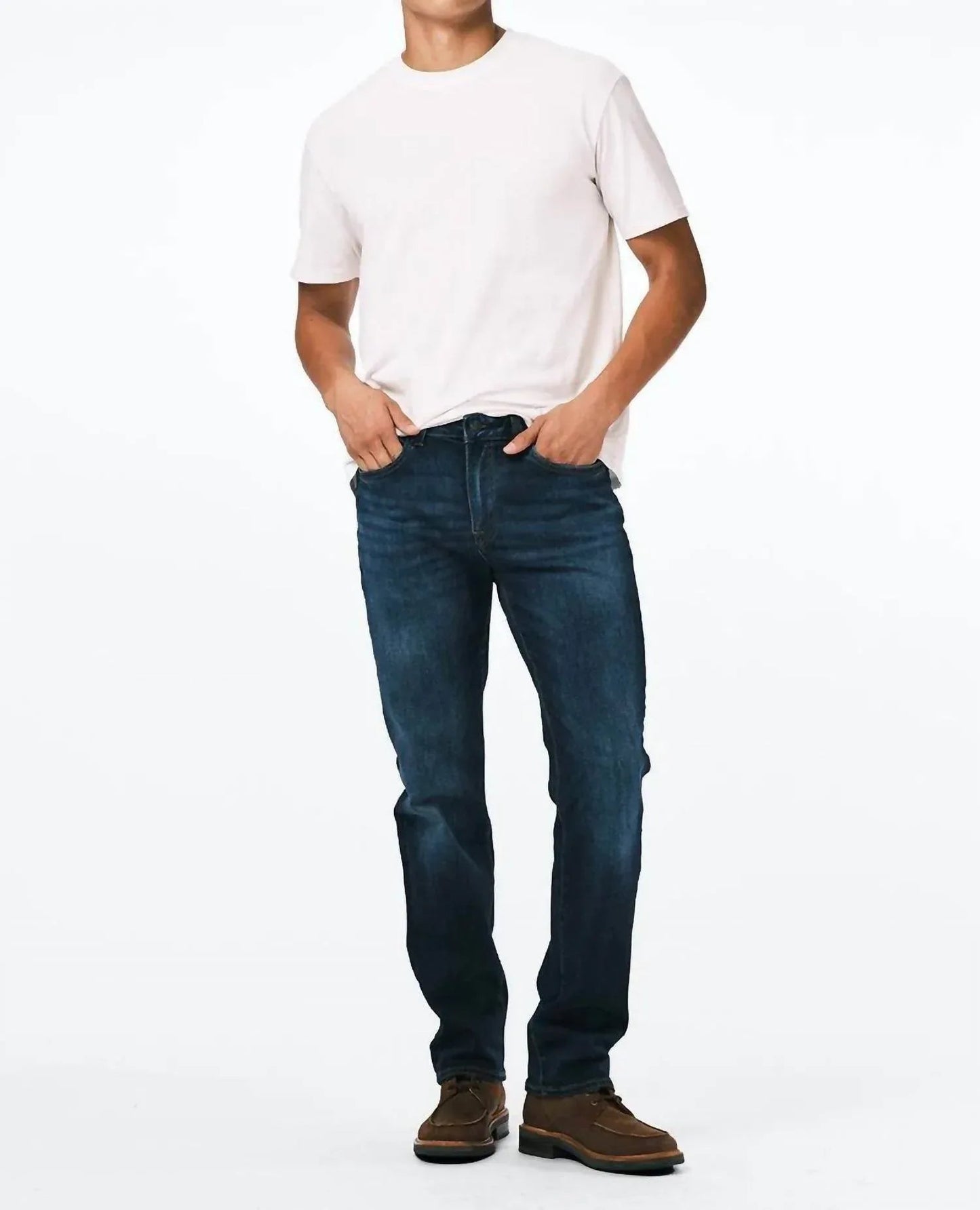 Straight Leg Six Denim Jeans