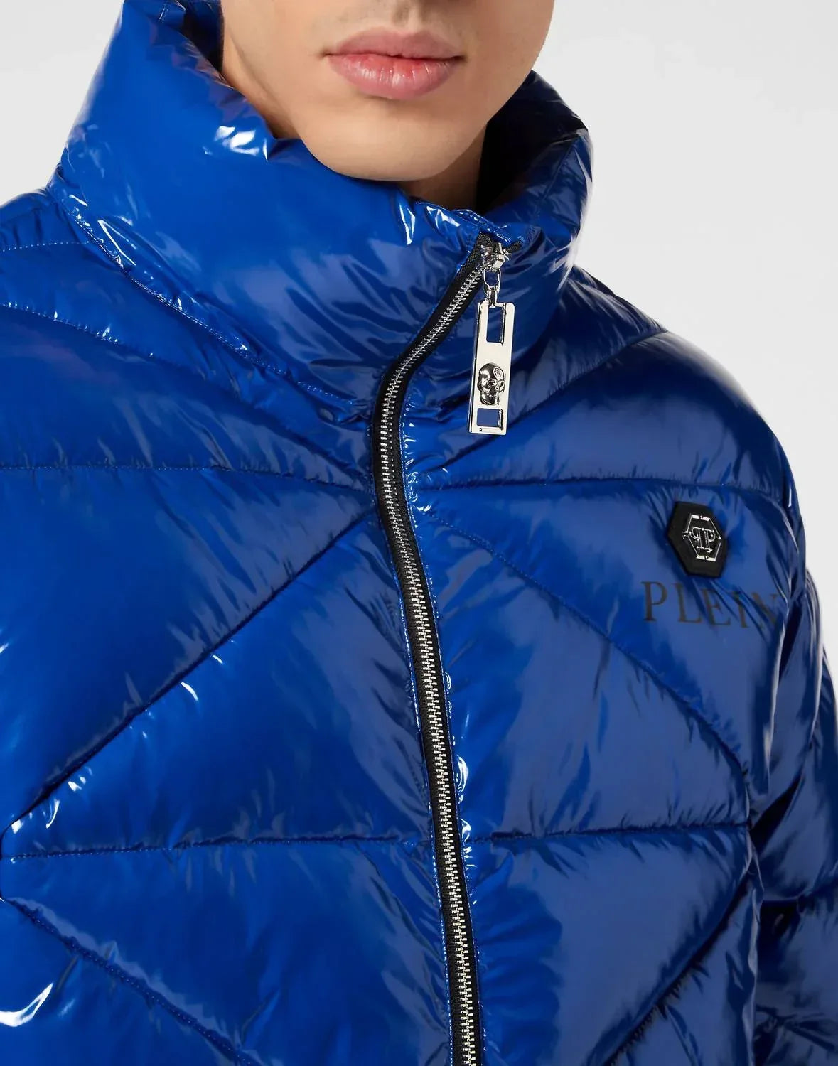 Quilted Hexagon Down Jacket