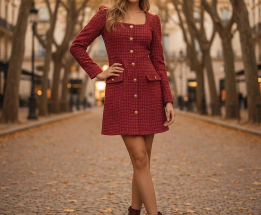 Strukturiertes Minikleid