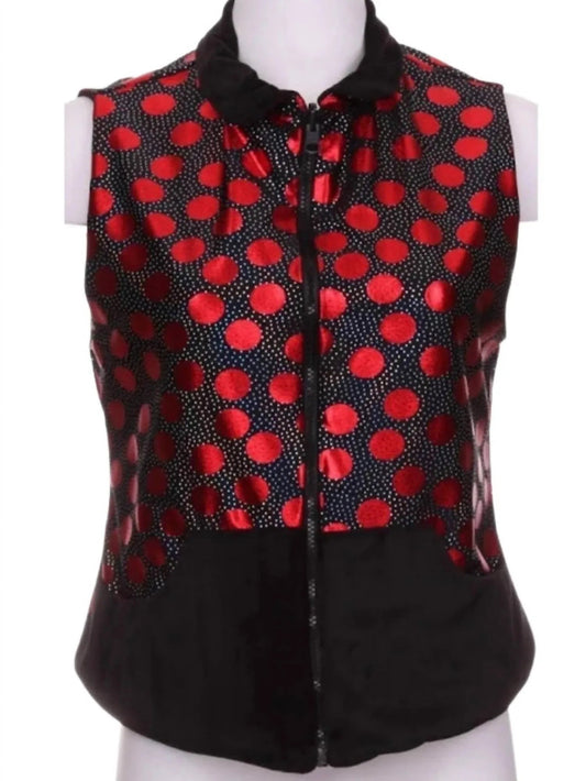 Women's Polka Dot Ice Vest