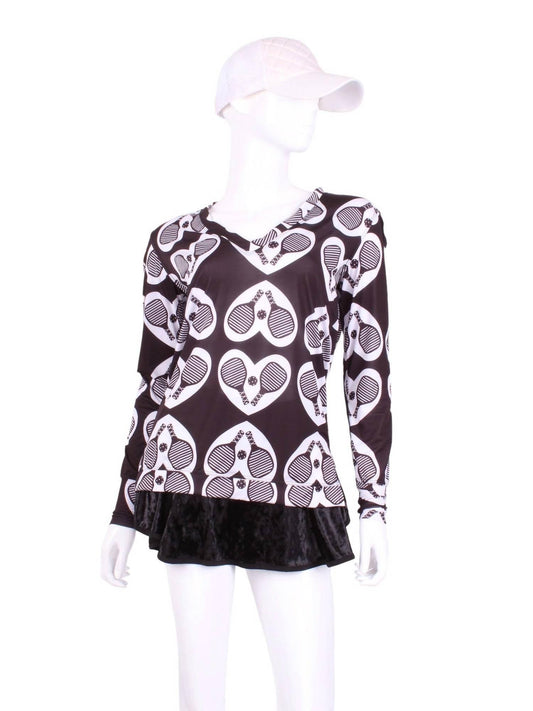 Women's Pickleball Long Sleeve Very Vee Tee