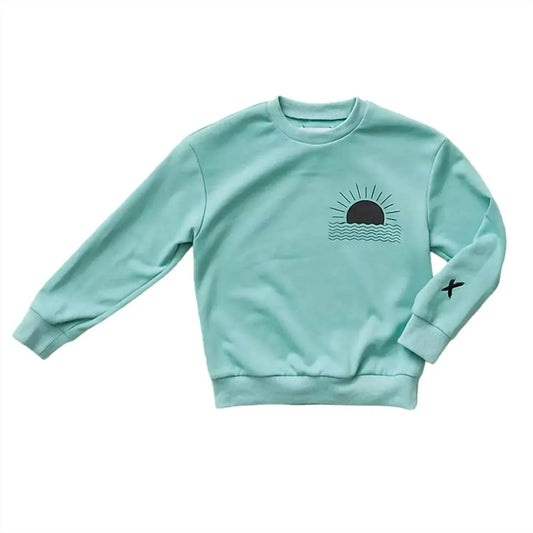 Boys Sage Sun Logo Sweatshirt