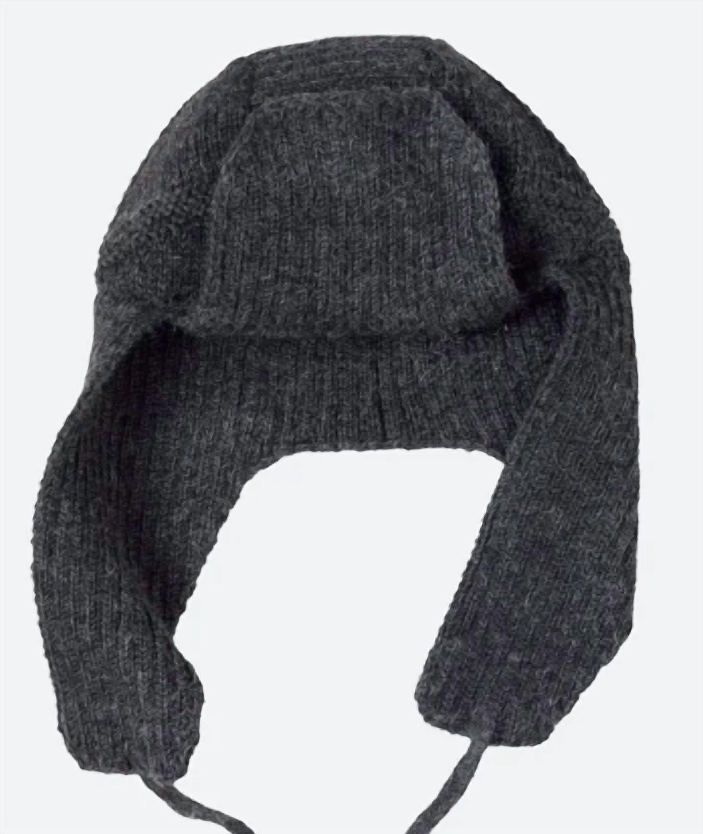 Unisex Alpaka-Fliegerhaube