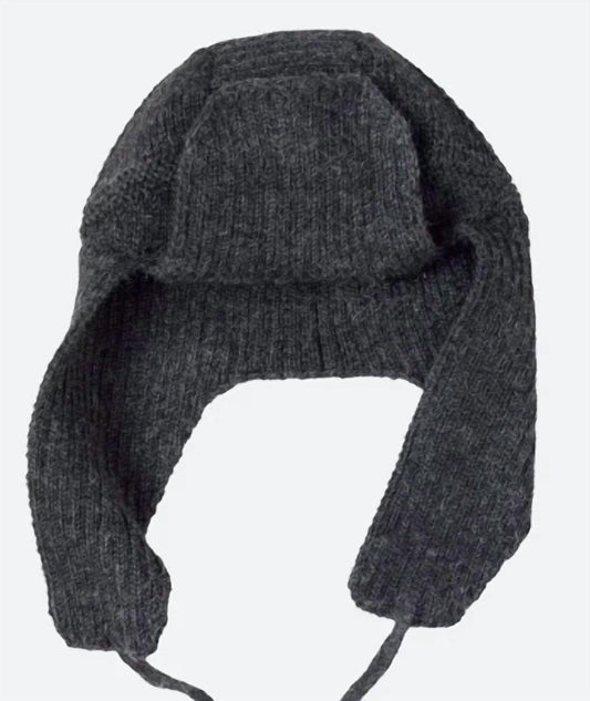 Unisex Alpaka-Fliegerhaube