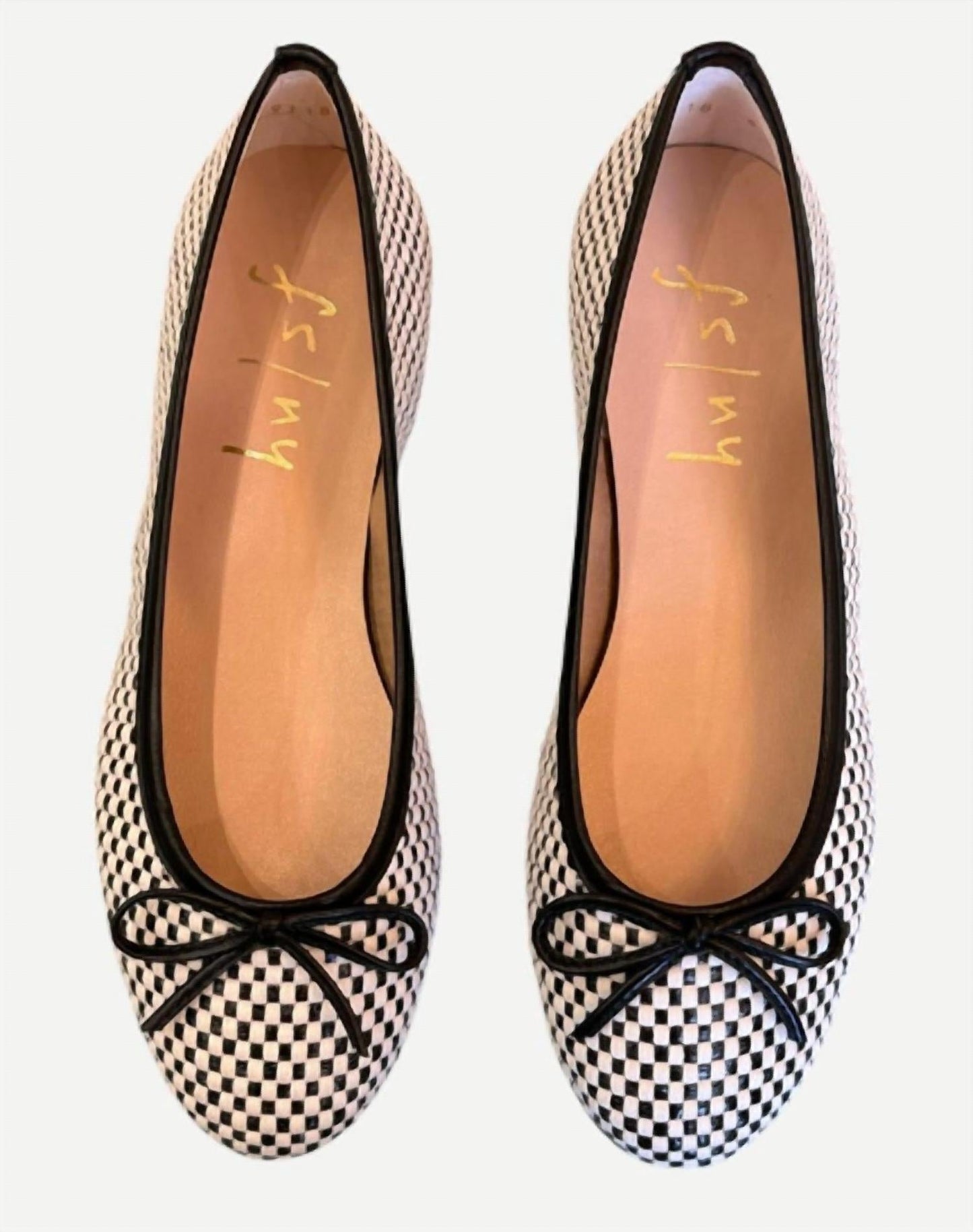 Damen-Ballerinas Marge Raffia