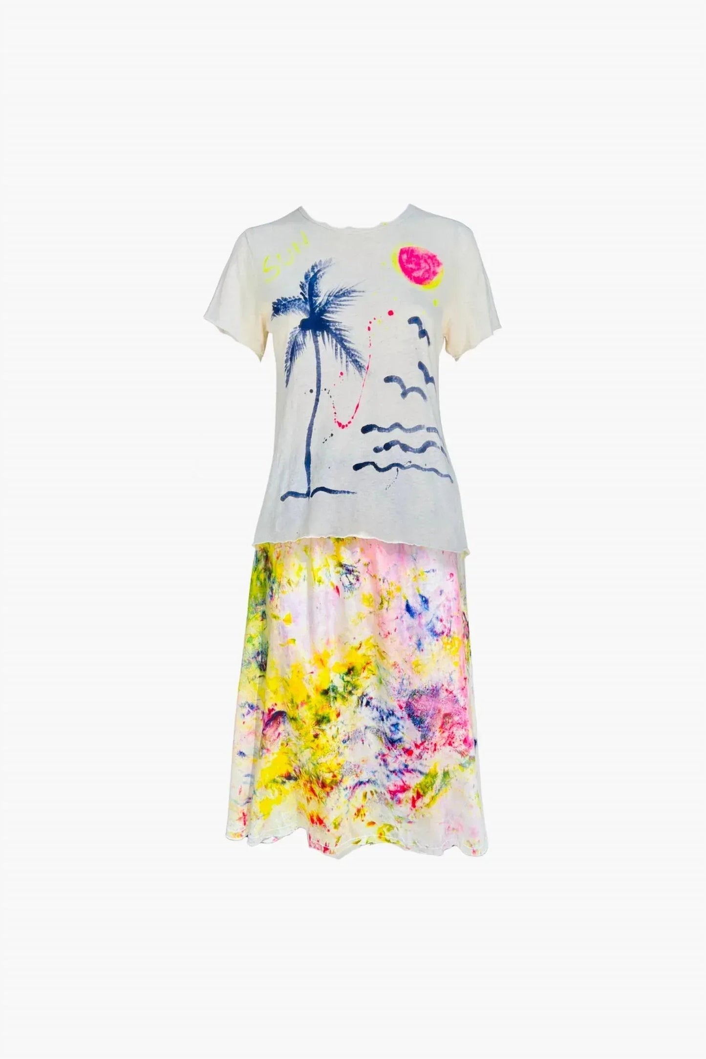 Women's Silk Lady Midi Skirt