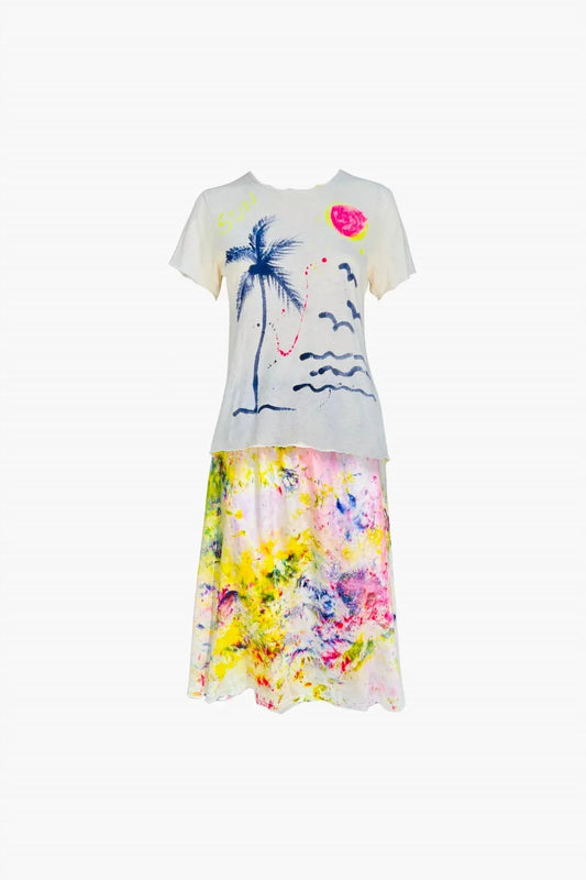 Women's Silk Lady Midi Skirt