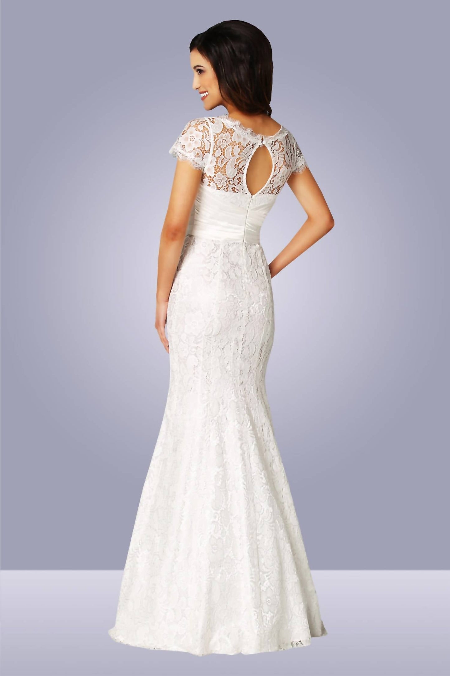 Lace Overlay Gown