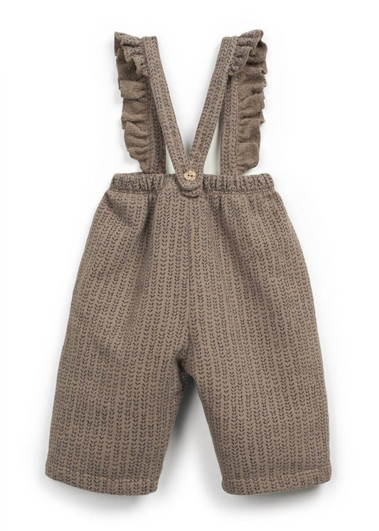 Mädchen-Fleece-Latzhose