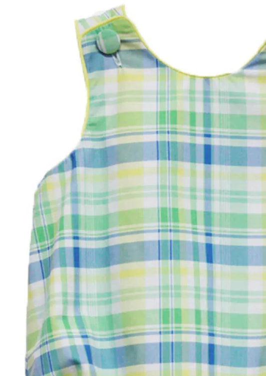 Baby Boy's Christopher Garden Plaid Sunsuit