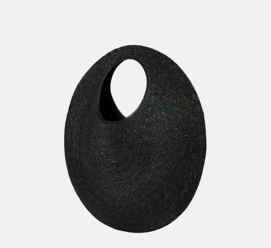 Women's Round Woven Tote Bag