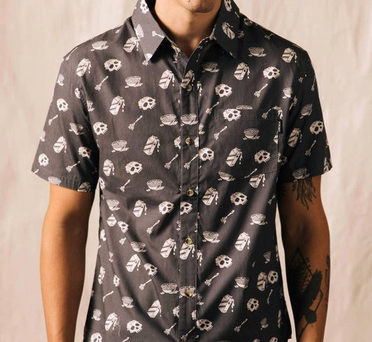 Unisex Cereal Killer Legeres Button-Down-Hemd