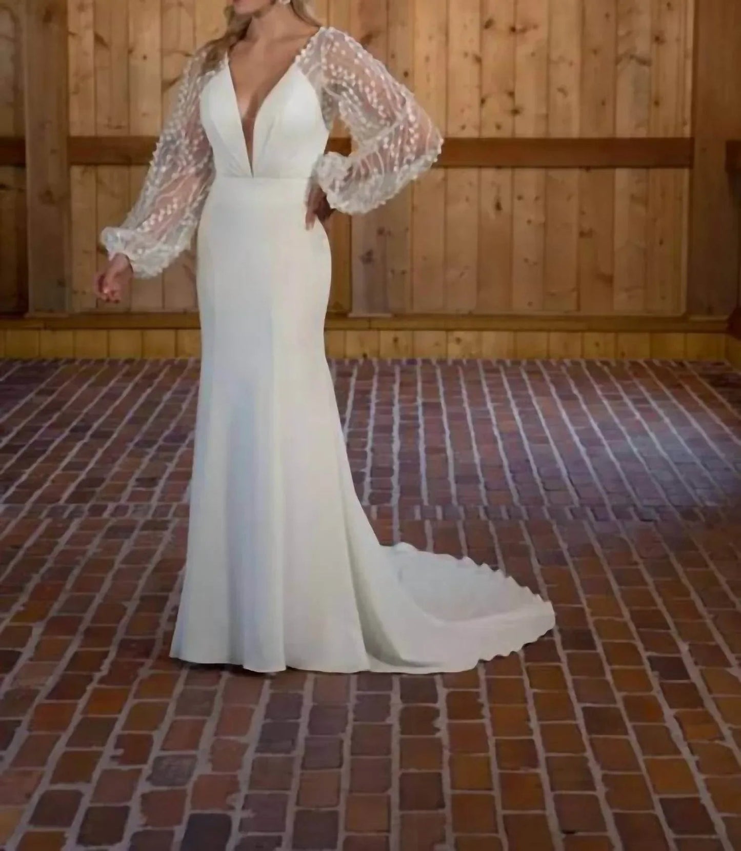 Modern Boho Wedding Dress