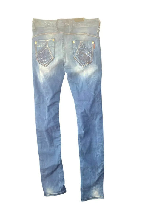 Women's Hand-embellished Vintage Jeans