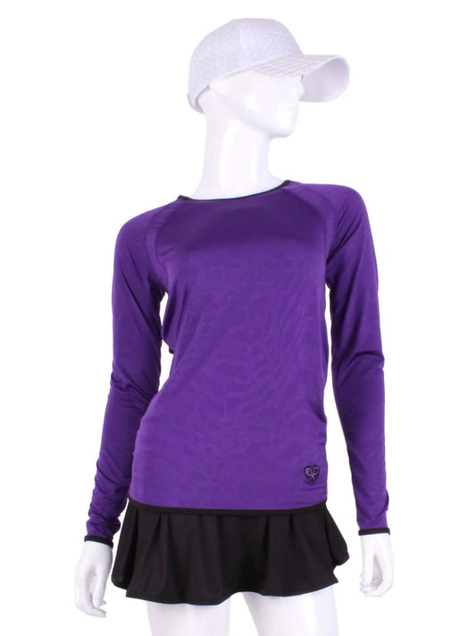Women's Open Back Long Sleeve Top
