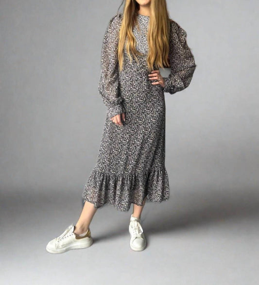 Floral Micro Print Dress