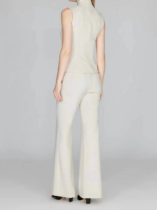 Back Zip Flare Pant
