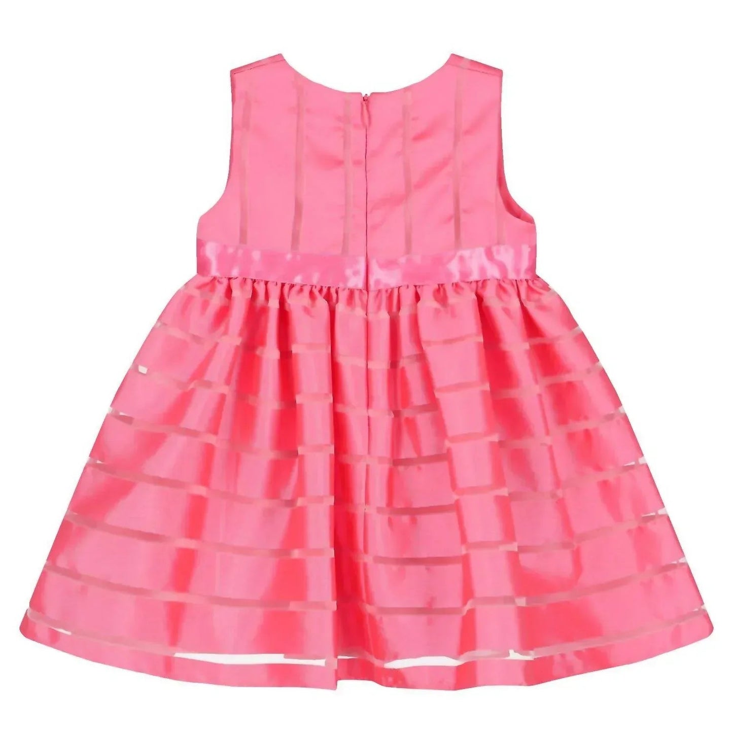 Kleid aus Satin und Organza