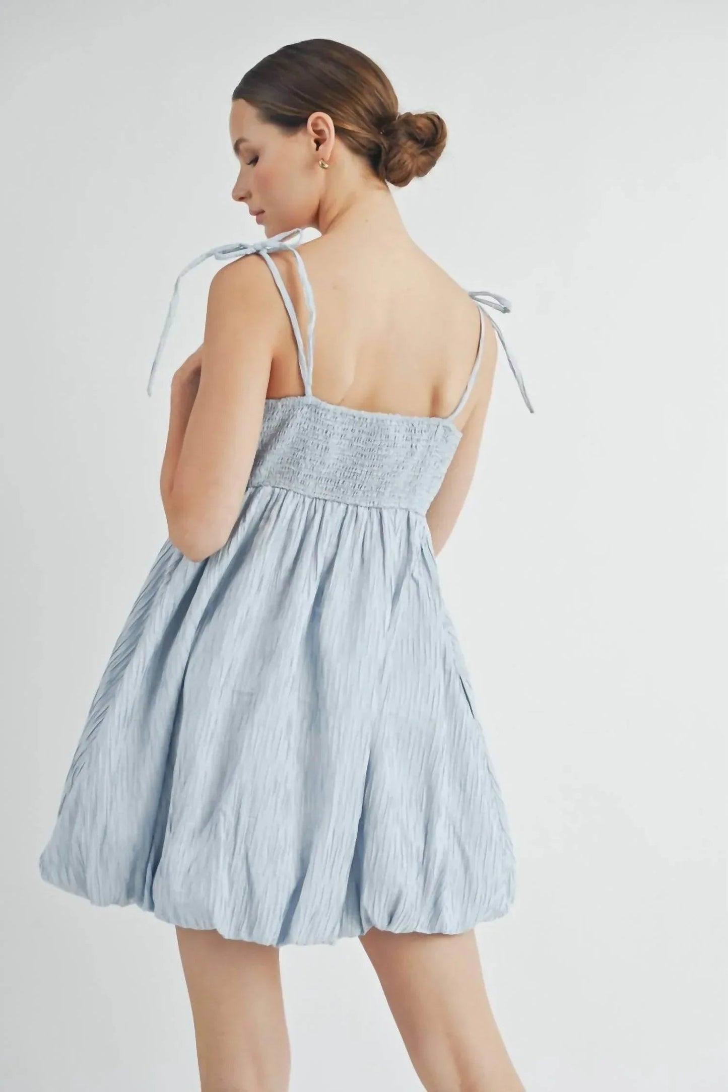 Rosetten-Minikleid