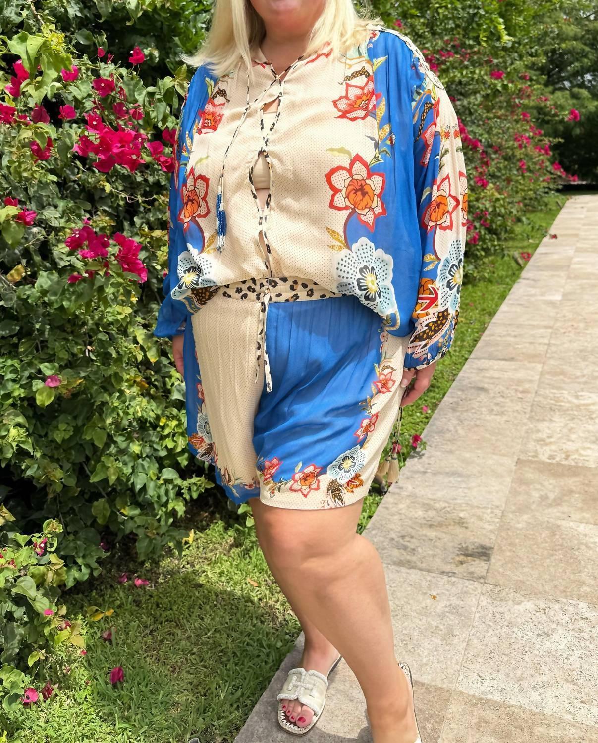 Erin Color Block Blouse