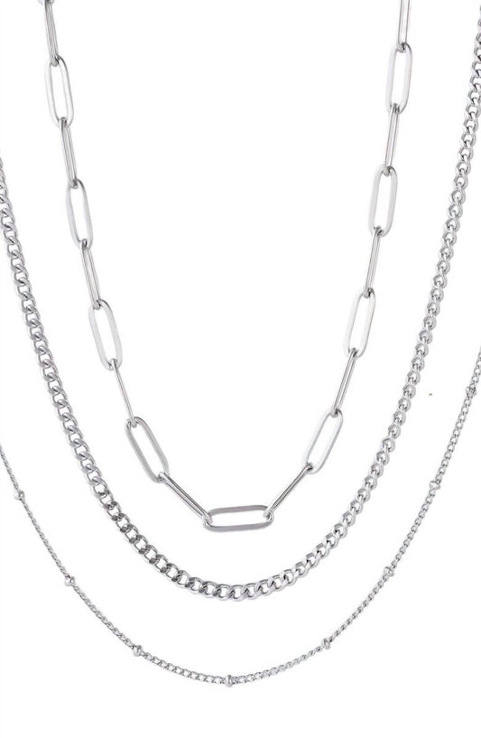 Women's Matte Layered Necklace